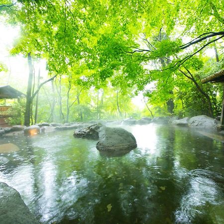 Nihon-No-Ashitaba Hotel Yufu Bagian luar foto
