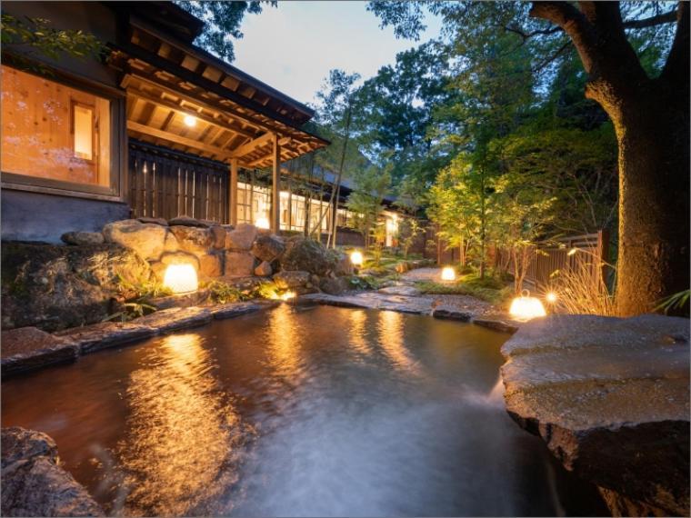 Nihon-No-Ashitaba Hotel Yufu Bagian luar foto